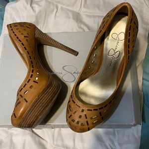 Jessica Simpson platform heels